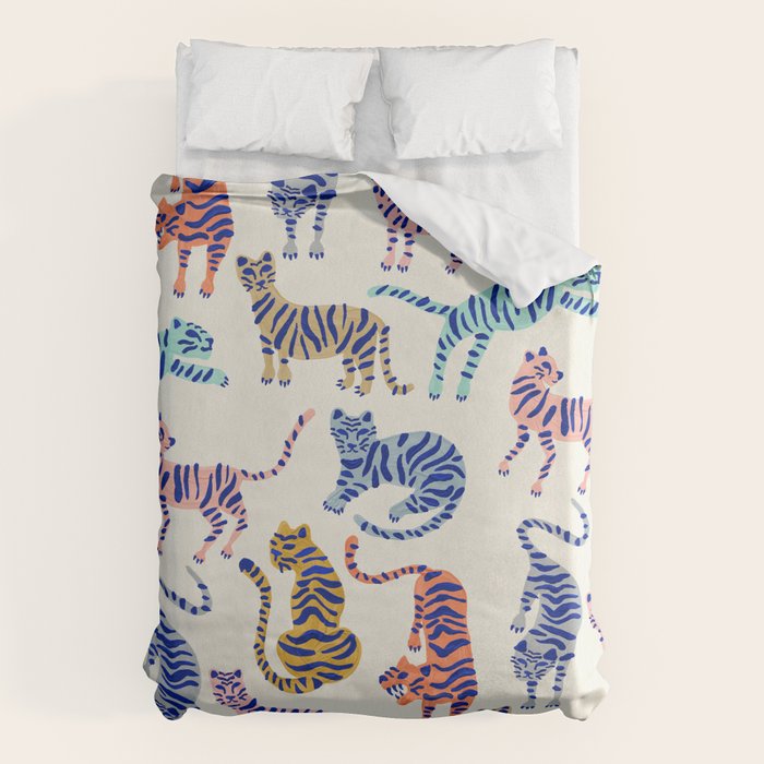 Tiger Collection - Indigo Palett Duvet Cover Gallery Image 6