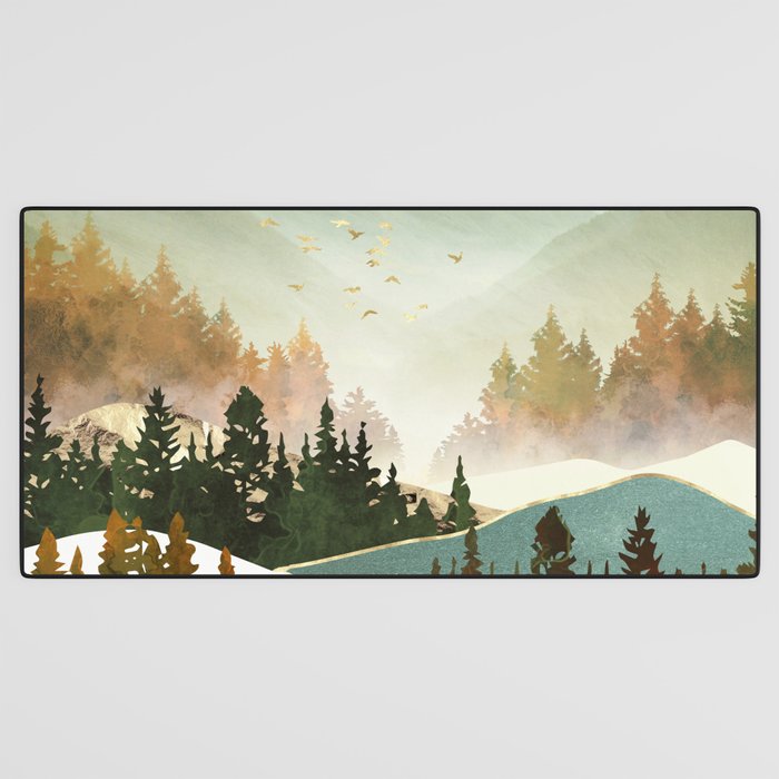 Fall Morning Desk Mat Gallery Image 3