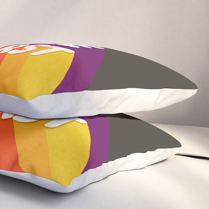 OK, but coffee first - retro typography Pillow Sham Gallery Image 3