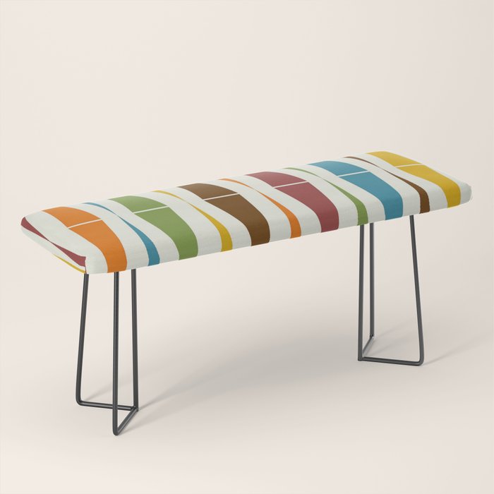 Mid-Century Modern Art 1.4 Bench Gallery Image 1