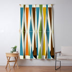 Mid-Century Modern Art 1.4 Window Curtain Gallery Image 5