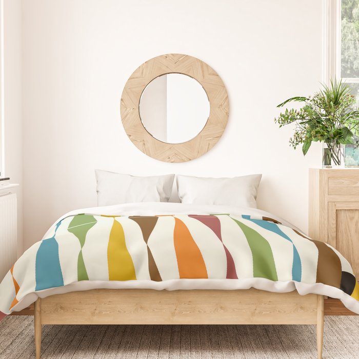 Mid-Century Modern Art 1.4 Duvet Cover Gallery Image 3