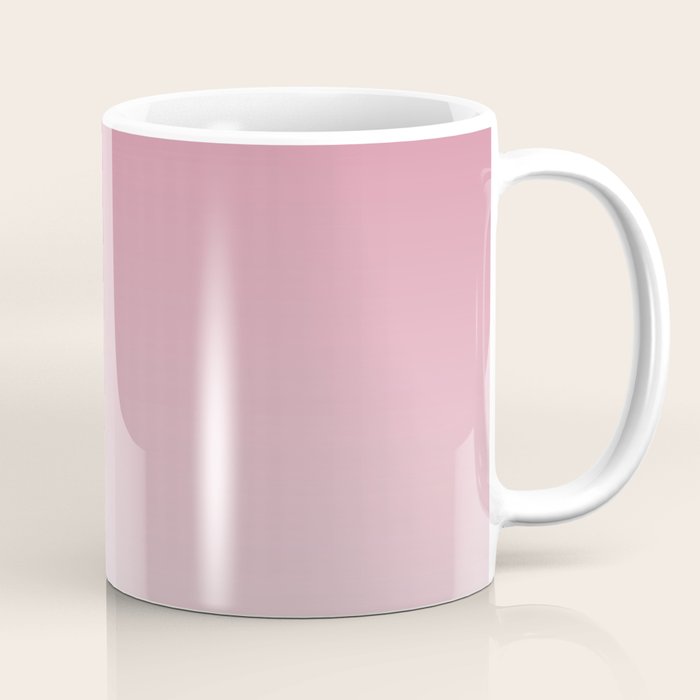 Dreamy Ombre Gradient in Mauve Pink Coffee Mug Gallery Image 1