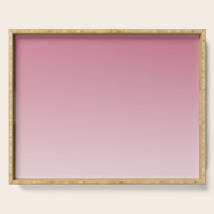 Dreamy Ombre Gradient in Mauve Pink Serving Tray Gallery Image 1