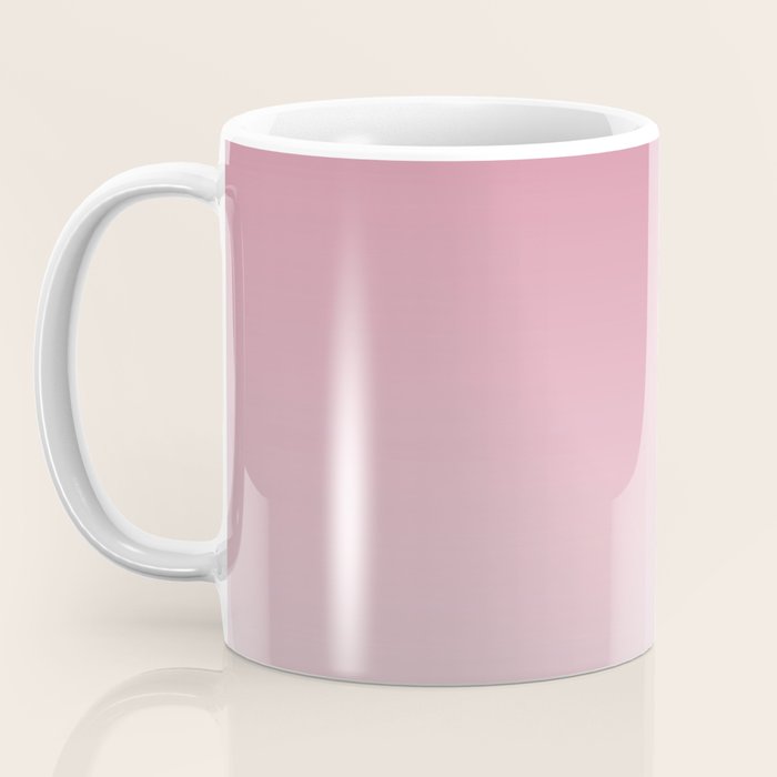 Dreamy Ombre Gradient in Mauve Pink Coffee Mug Gallery Image 3