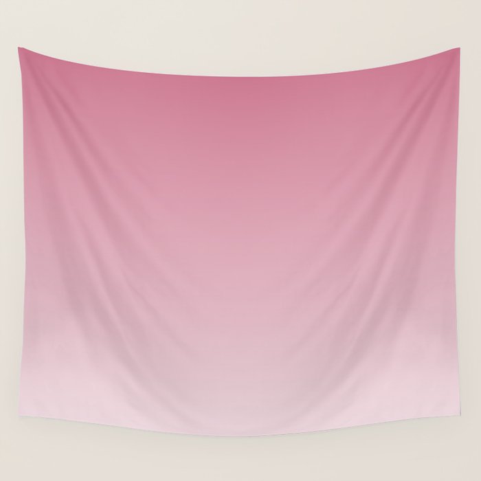 Dreamy Ombre Gradient in Mauve Pink Wall Tapestry Gallery Image 1
