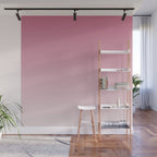 Dreamy Ombre Gradient in Mauve Pink Wall Mural Gallery Image 1