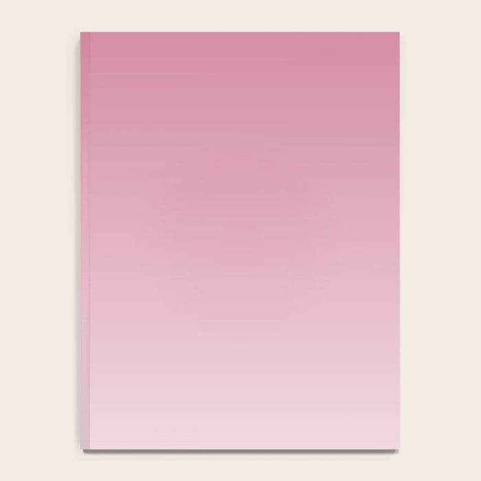 Dreamy Ombre Gradient in Mauve Pink Notebook Gallery Image 4