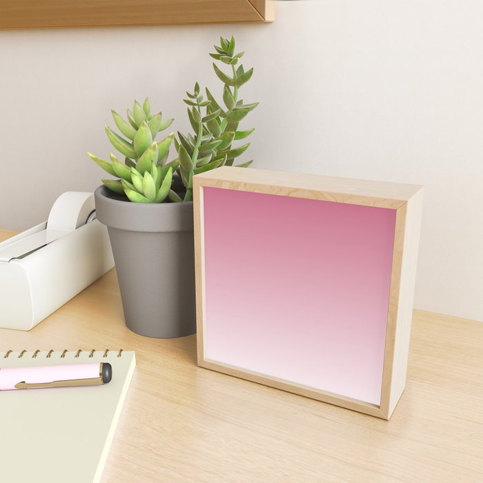 Dreamy Ombre Gradient in Mauve Pink Mini Art Print Gallery Image 2
