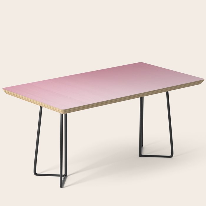 Dreamy Ombre Gradient in Mauve Pink Coffee Table Gallery Image 1