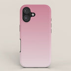 Dreamy Ombre Gradient in Mauve Pink iPhone Case Gallery Image 1