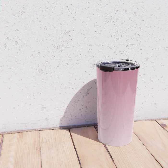 Dreamy Ombre Gradient in Mauve Pink Travel Mug Gallery Image 4