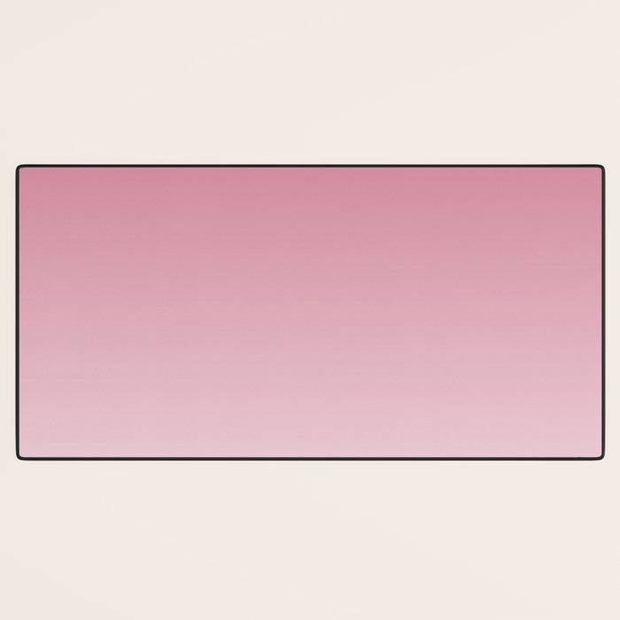 Dreamy Ombre Gradient in Mauve Pink Desk Mat Gallery Image 3