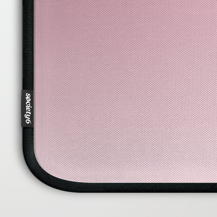 Dreamy Ombre Gradient in Mauve Pink Laptop Sleeve Gallery Image 3