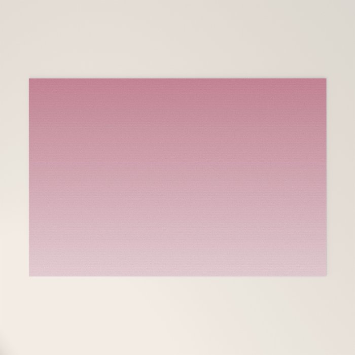 Dreamy Ombre Gradient in Mauve Pink Welcome Mat Gallery Image 1