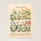 Wild Flowers ~ vol4. ~ light  vintage inspired botanical Stationery Card Gallery Image 2