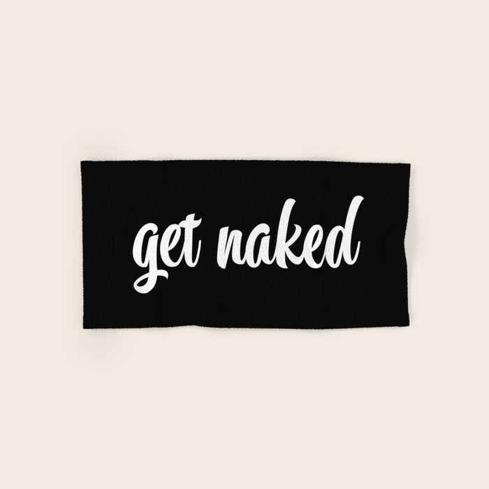 Get Naked black Bath Towel Gallery Image 1