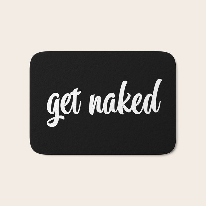 Get Naked black Bath Mat Gallery Image 1