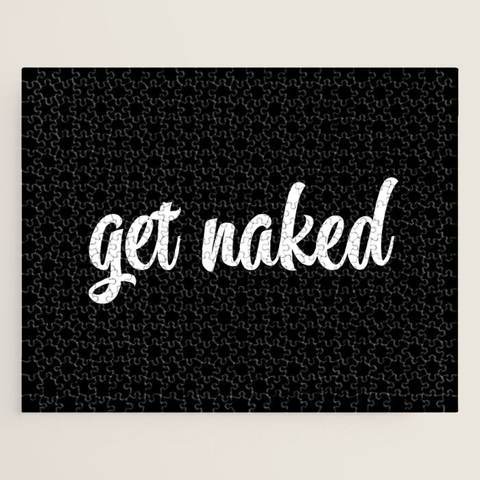 Get Naked black Jigsaw Puzzle Gallery Image 1