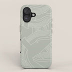 Minimalist Blue Whale iPhone Case Gallery Image 1