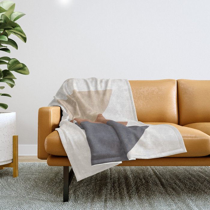  Minimal Shapes No 39 Throw Blanket Gallery Image 1