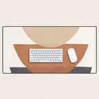  Minimal Shapes No 39 Desk Mat Gallery Image 1