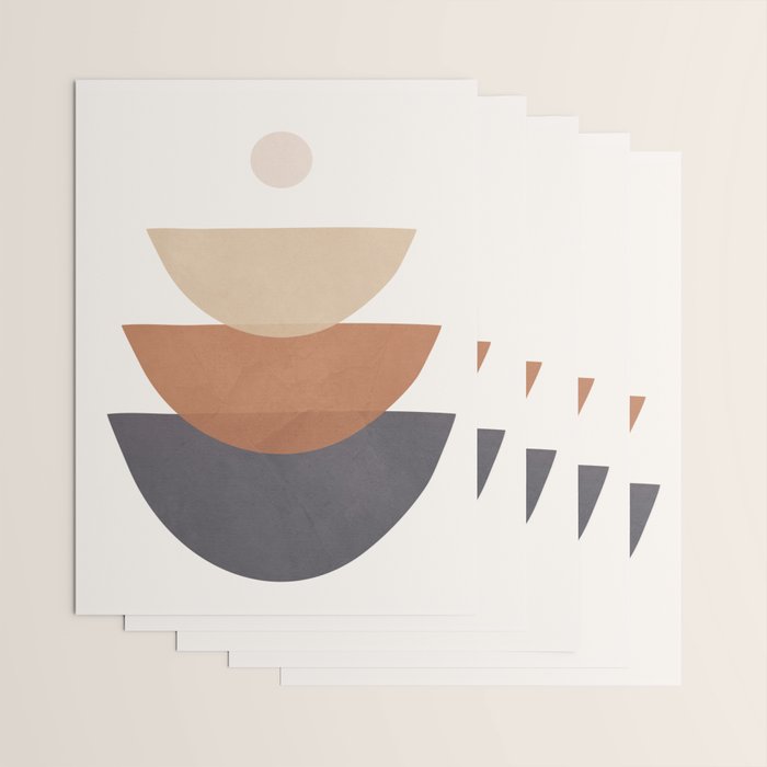  Minimal Shapes No 39 Wrapping Paper Gallery Image 3