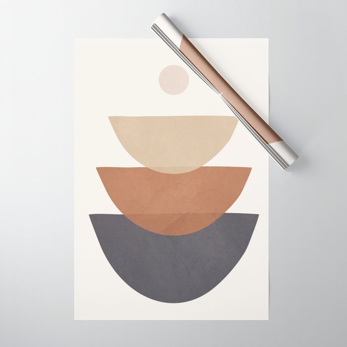  Minimal Shapes No 39 Wrapping Paper Gallery Image 1