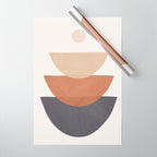  Minimal Shapes No 39 Wrapping Paper Gallery Image 1