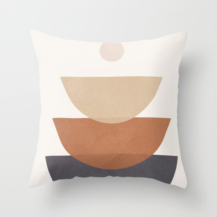  Minimal Shapes No 39 Throw Pillow Gallery Image 1