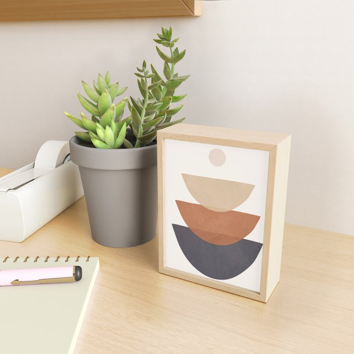  Minimal Shapes No 39 Mini Art Print Gallery Image 2