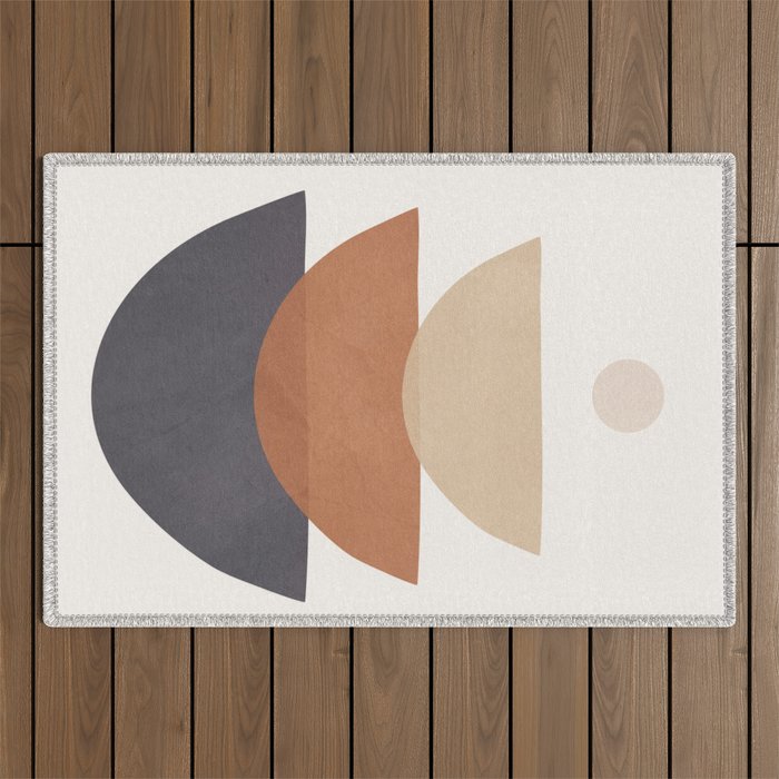  Minimal Shapes No 39 Outdoor Rug Gallery Image 1