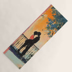 Sunset Balcony Lovers Yoga Mat Gallery Image 1