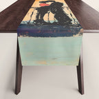 Sunset Balcony Lovers Table Runner Gallery Image 1