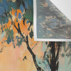 Sunset Balcony Lovers Wall Tapestry Gallery Image 3