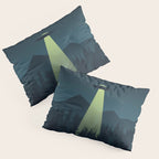 Forest UFO Pillow Sham Gallery Image 3