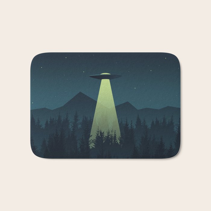 Forest UFO Bath Mat Gallery Image 1