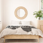 Black & White Plants / Monstera Deliciosa Duvet Cover Gallery Image 3