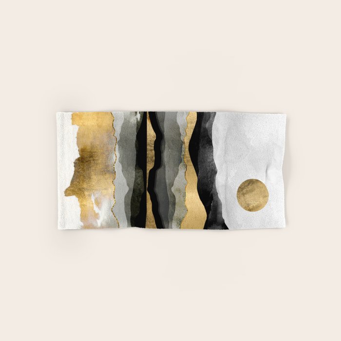 Golden Spring Moon Bath Towel Gallery Image 1