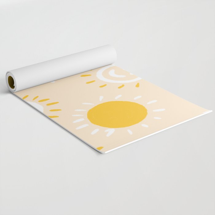 happy sunshine Yoga Mat Gallery Image 2