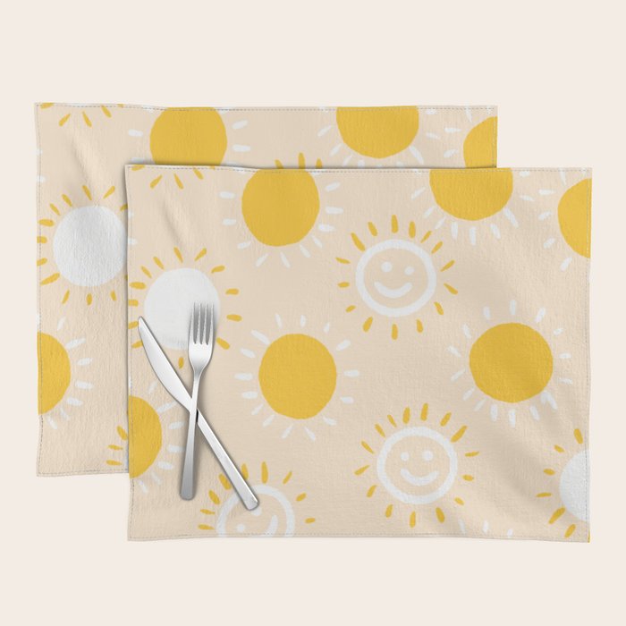 happy sunshine Placemat Gallery Image 1
