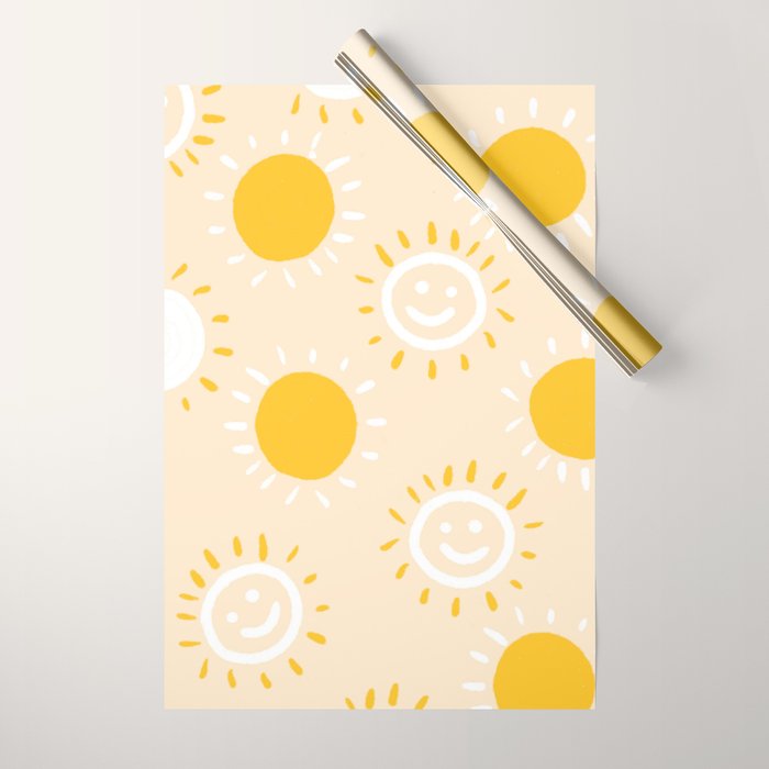 happy sunshine Wrapping Paper Gallery Image 1