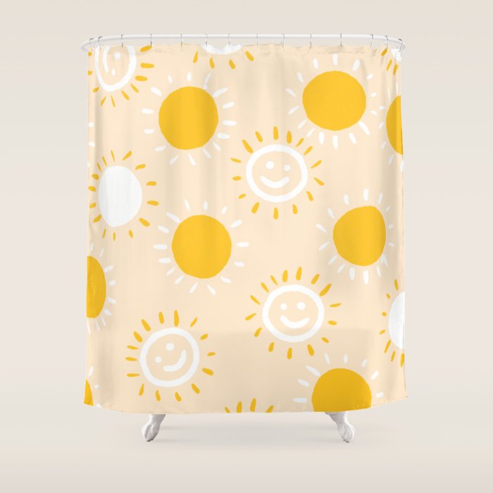happy sunshine Shower Curtain Gallery Image 1