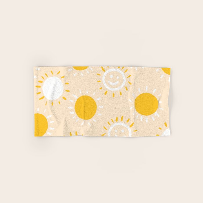 happy sunshine Bath Towel Gallery Image 1