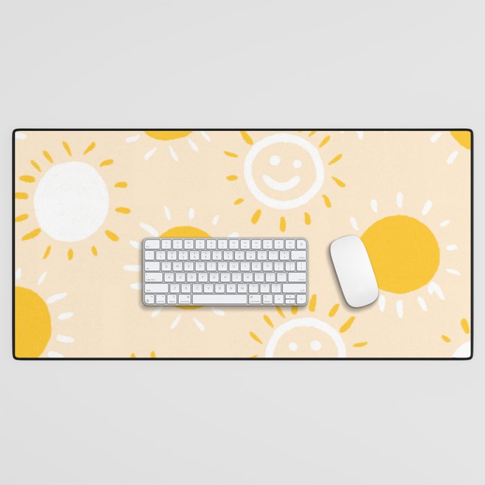 happy sunshine Desk Mat Gallery Image 1