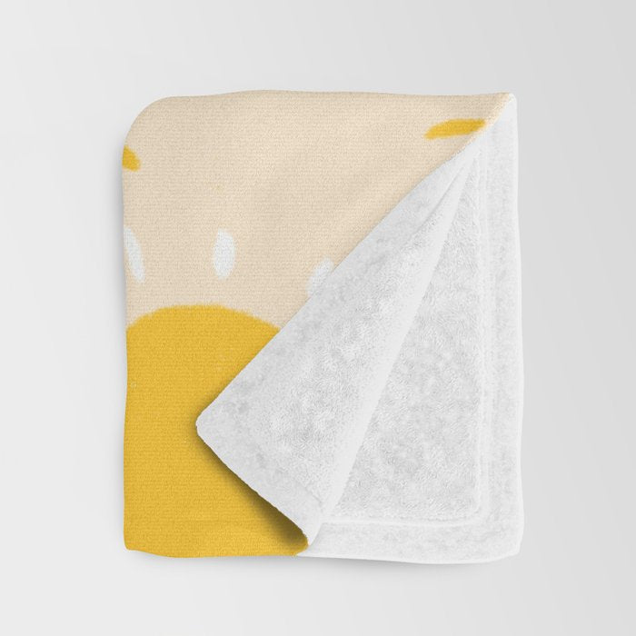 happy sunshine Throw Blanket Gallery Image 3