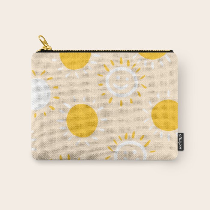 happy sunshine Carry All Pouch Gallery Image 1