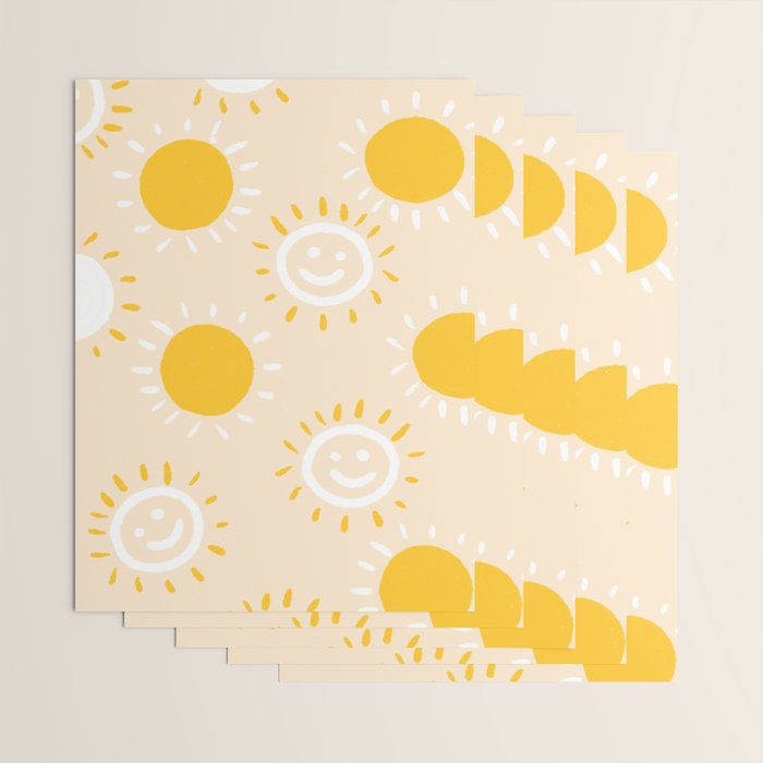 happy sunshine Wrapping Paper Gallery Image 3