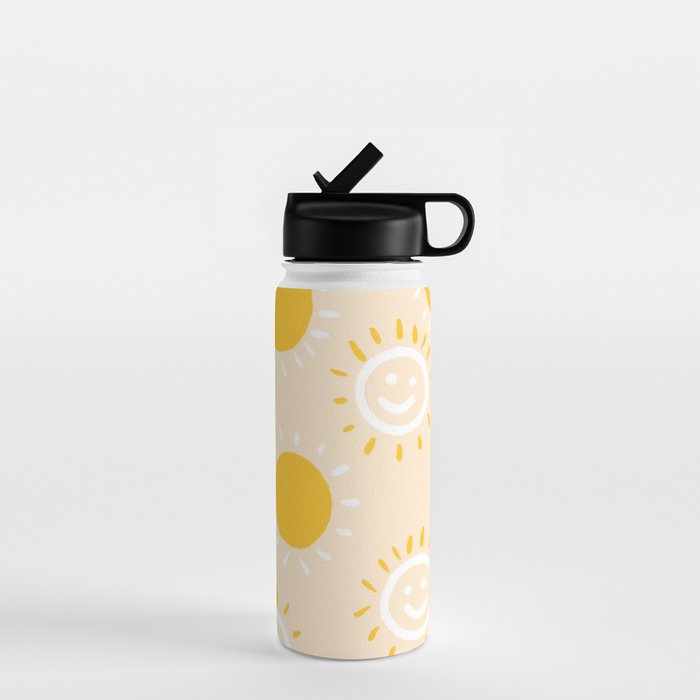 happy sunshine Water Bottle Gallery Image 1