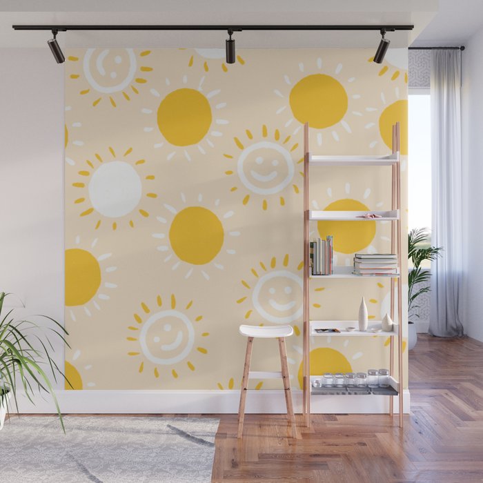 happy sunshine Wall Mural Gallery Image 1